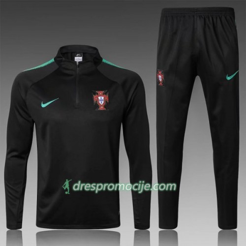 Portugal Komplet Sweatshirts 2018 Crna Portugal Komplet Sweatshirts 2018 Crna